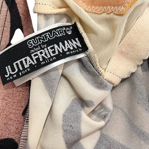 Sunflair Jutta Friemann Halter Neck One-Piece Swimsuit With Tribal Print & Beade - Picture 6 of 7